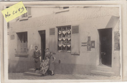 PERISSAC :Devanture De L'Epicerie BERNON - Superbe Carte Photo ! - Commerce - Autres & Non Classés