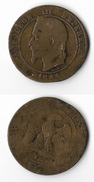 France 10 Centimes 1864 - Napoléon III - 10 Centimes