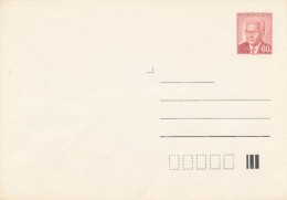 Czechoslovakia / Postal Stationery (1977) Dr. Gustav Husak (1913-1991) President Of Czechoslovakia (I7636) II. - Covers