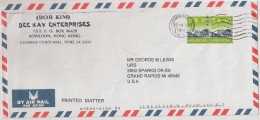 Cover Circulated - 1999 - Hong Kong (Kowloom)  To USA (Grand Rapids) - Air Mail - Brieven En Documenten