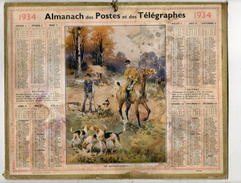 Almanach Des Postes Et Télégraphes1934 - Le Renseignement - Groot Formaat: 1921-40