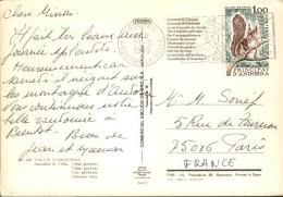 ANDORRE - Oblitération D 'Andorre Sur Carte Postale Pour La France 1979 - A Voir - L  3723 - Lettres & Documents