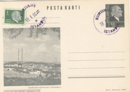 50224- ISTANBUL VIEW, BRIDGE, KEMAL ATATURK, POSTCARD STATIONERY, 1980, TURKEY - Entiers Postaux