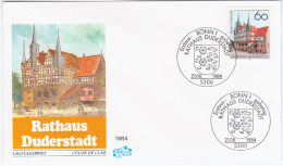 Germany Deutschland 1984 FDC Rathaus Duderstadt, Canceled In Bonn - 1981-1990