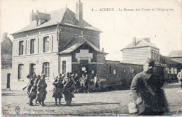 ACHEUX - Le Bureau Des Postes Et Télégraphes (91813) - Acheux En Amienois