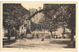 VERFEIL - N° 381 - EGLISE- MONUMENT AUX MORTS - Verfeil