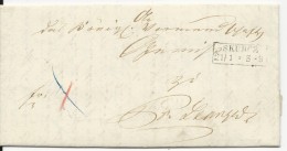 POLOGNE (PRUSSE) - 1851 - LETTRE De BUKOWITZ OBLITERATION De Skórcz (SKURCZ) - ...-1860 Prephilately