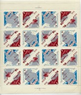 SOVIET UNION 1966 Antarctic Exploration Sheet With 8 Sets  MNH / **.  Michel 3181-83 - Feuilles Complètes
