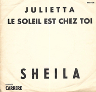 SP 45 RPM (7")  Sheila  "  Julietta  "  Juke-box Promo - Collectors