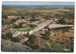 CPSM COLORISEE VERDUN, VUE AERIENNE SUR LE FORT DE VAUX, MEUSE 55 - Verdun