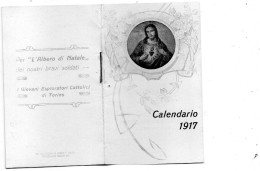 1917  CALENDARIO FORMATO PICCOLO - Klein Formaat: 1901-20