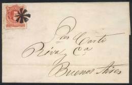 Folded Cover Dated 29/NO/1869, Franked By GJ.38, With A Spectacular Mute "circle Of 8 Wedges Joined In The Center"... - Other & Unclassified