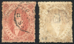 GJ.28, 6th Printing, VERY OILY IMPRESSION, Very Notable On Back, VF Quality! - Used Stamps