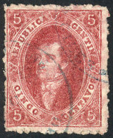 GJ.25, 4th Printing, Beautiful Color, Good Cancel Probably Of A Railway PO, Excellent Quality! - Used Stamps