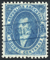 GJ.24, 15c. Semi-clear Impression, Fantastic Example With Framed CERTIFICADO Cancel And PERFECT PERFORATION,... - Used Stamps