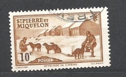 ST. PIERRE & MIQUELON  1938 Local Motives YVERT 171 ° - Unused Stamps