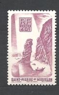 ST. PIERRE & MIQUELON  1947 Local Motives     YVERT 327 MNH - Unused Stamps