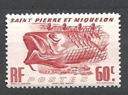 ST. PIERRE & MIQUELON  1947 Local Motives     YVERT 329 MNH - Unused Stamps