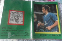 Terry Hurlock Small Agenda Vintage Soccer Football - Sonstige & Ohne Zuordnung