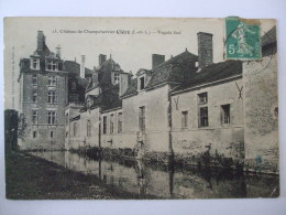 CHIN 0916 - CLERE - CHATEAU DE CHAMPCHEVRIER  FACADE SUD - Cléré-les-Pins