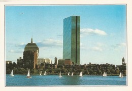 R3016 USA - Boston - Barche A Vela Sul Fiume Charles - Cartolina Con Legenda Descrittiva - Edizioni De Agostini - Amérique