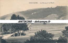 CPA 74 DOUVAINE Carte Rare Le Bourg Et Le Mont - Douvaine