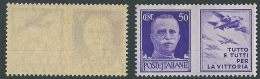 1942 REGNO PROPAGANDA DI GUERRA 50 CENT DECALCO MNH ** - CZ18-6 - Kriegspropaganda