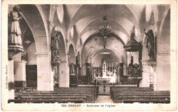 GRIGNY ..... INTERIEUR DE L EGLISE - Grigny