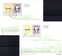 Europäische  Marken 1980 Insel Azoren Block 1 ** + SST 10€ Bloques Hojitas Hb Blocs Ships M/s History Sheets Bf Portugal - Andere & Zonder Classificatie