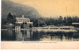 Lake George, Shelving Rock And Hundred Island House - Lake George