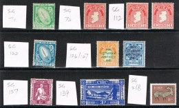 RB 1123 -  Selection Of Eire Ireland Mint & MNH Stamps - Inc  MNH SG 122 (cat £70) - Good Value - Unused Stamps