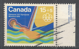 Canada 1975. Scott #B6 (U) Montreal Olympic Games, Sailing - Oblitérés