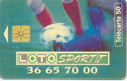 Tt16-dep6. Tarjeta Telefonica Francia. Loto Sportif. Fútbol - Andere & Zonder Classificatie