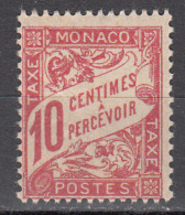 MONACO    SCOTT NO. J3    MINT HINGED    YEAR  1905 - Nuevos