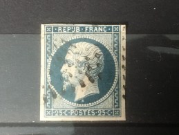 FRANCE  YT 10.  Oblitéré. 1852. - 1852 Luis-Napoléon