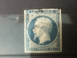FRANCE  YT 10.  Oblitéré. 1852. - 1852 Luis-Napoléon