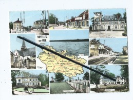 CPM -  Noyelles Sur Mer   -  Multivues  - Château De Fransu , La Hutte , Château De Valescourt , Château De Thesy  Etc.. - Noyelles-sur-Mer