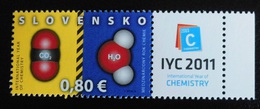 2011 - SLOVACCHIA - ANNO DELLA CHIMICA / YEAR OF CHEMISTRY. MNH - Ungebraucht