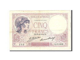 Billet, France, 5 Francs, 1932, 1932-12-15, TTB, KM:72d - 5 F 1917-1940 ''Violet''