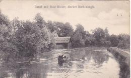 MARKET HARBOROUGH / CANAL AND BOAT HOUSE / RARE - Andere & Zonder Classificatie