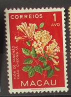 Macao 1953 Flowers 1 Avo No Gum - Ungebraucht