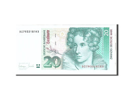 Billet, République Fédérale Allemande, 20 Deutsche Mark, 1993, 1993-10-01 - 20 Mark