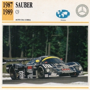 Auto Da Collezione  "Sauber  1987  C9"  (Svizzera) - Auto & Verkehr