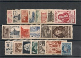 FRANCE  1947 N° Y&T : 772/792** Côte : 36,00 € - 1940-1949