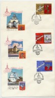 SOVIET UNION 1977 Pre-Olympic: Towns Of The Golden Ring Set Of 6 FDCs.  Michel 4686-91 - FDC