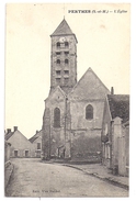 CPA Perthes Seine Et Marne 77 L' Eglise éditeur Veuve Bardat écrite Au Crayon - Perthes