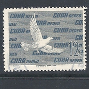 CUBA      1956 Airmail - Birds      AIRMAIL     USED     Columba Inornata - Oblitérés