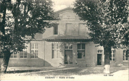 CPA 89 CHARMOY MAIRIE ET ECOLES - Charmoy