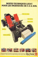 PUB  LEGO  " LEGO TECHNIC " 1984 (1) - Figures