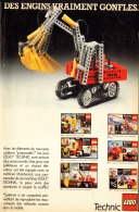 PUB  LEGO  " LEGO TECHNIC " 1984 (2) - Figurine